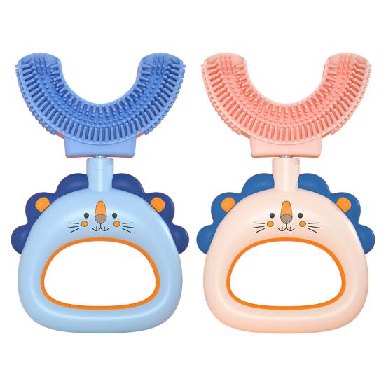 Periuță Orală Potrivire Perfectă Compactă Silicon în formă de U Periuță de Dinți pentru Copii pentru Uz Casnic