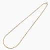 Walk Reines Gold Halskette mit Schraube 24K Gold [Schmuck Shinsaibashi] Kette, 42cm, 3.2g,