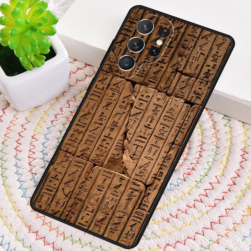 Egypt Nefertiti Anubis Ankh Phone Case for Samsung Galaxy note 10 pro S26 Ultra S23 S24 FE S25 S21 S22 PLUS shockproof Cove