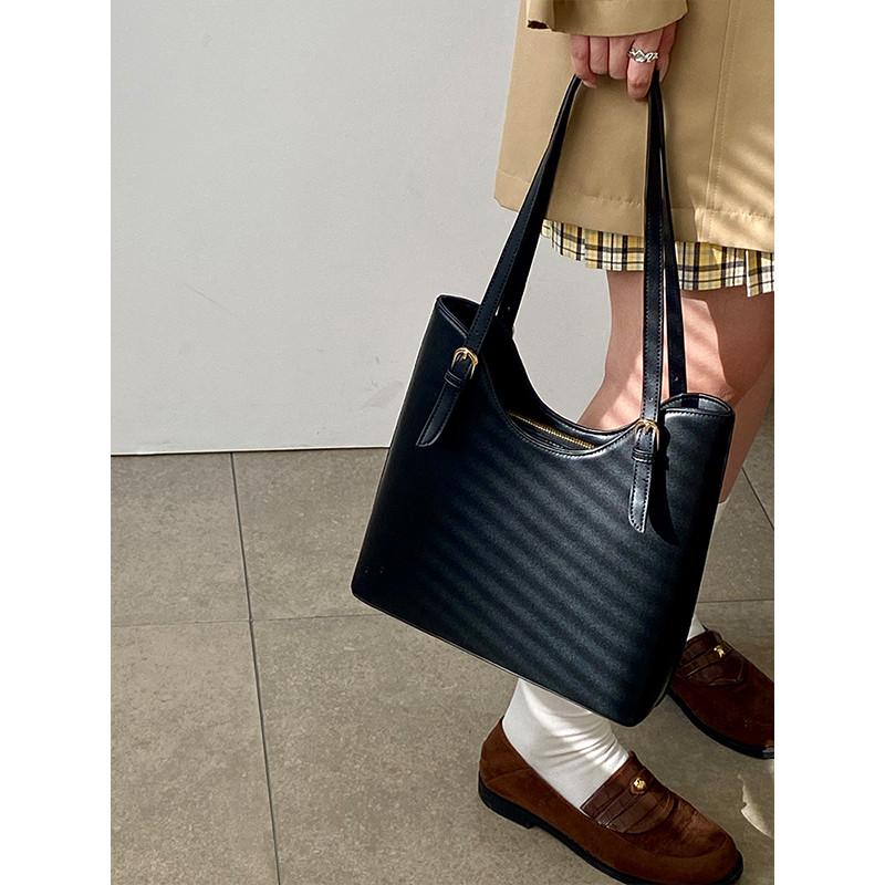 Ielgy Female Bag Autumn Winter All-Match Commuter Large-Capacity Tote Bag Shoulder Handbag