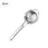 Strainer Household Portable Stainless Steel Superfine Oil Flour Colander with Hook for Home Hotel Kitchen
