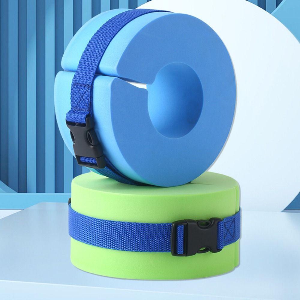 Foam Material Swimming Floating Rings Quick Release Buckle Handle Strip Aquatic Cuffs Solid Color High-Density EVA-Foam