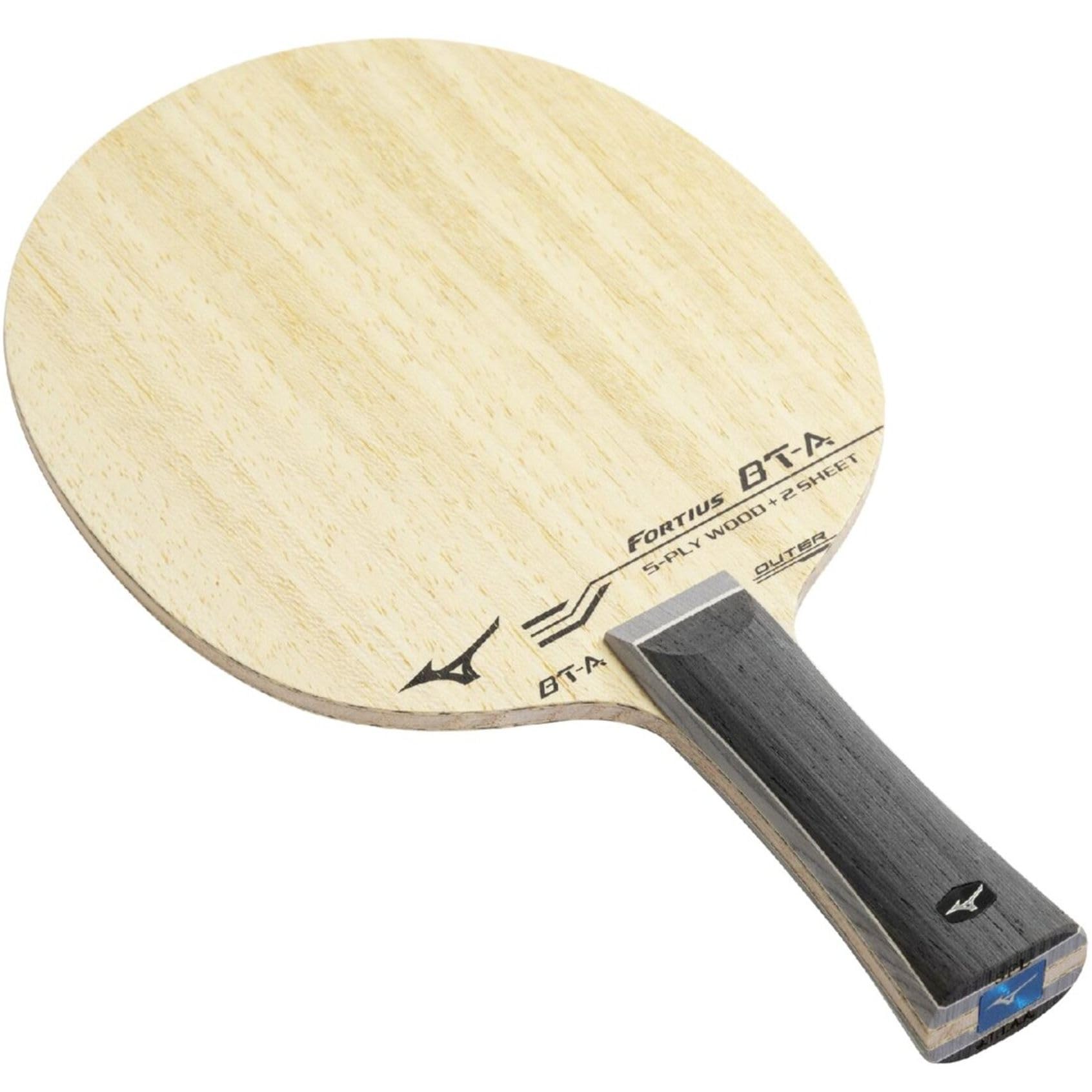 MIZUNO Fortius Table Tennis Slim Flare 83GTT502 BT-A Racket, Outer, Unisex, Grip,