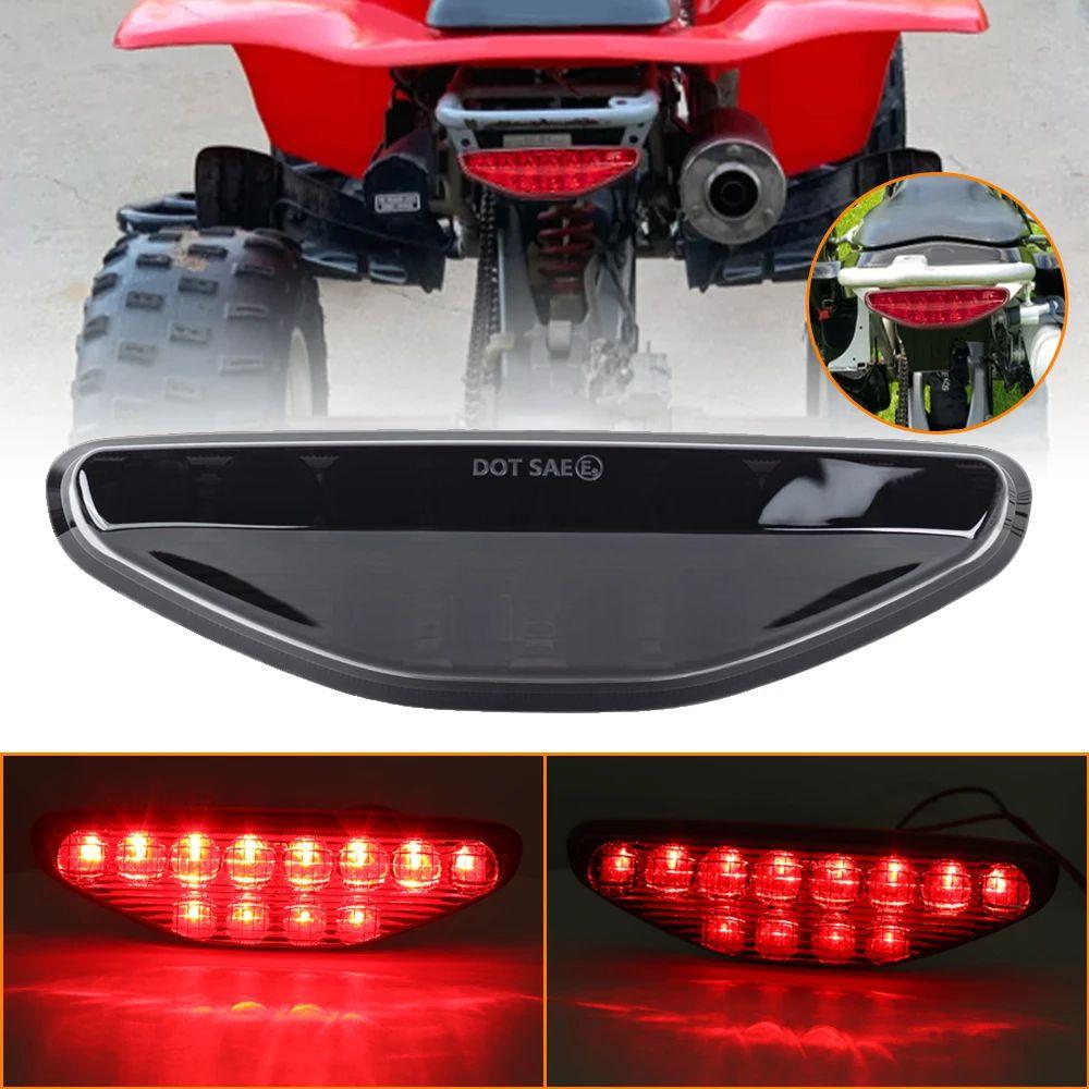 

ATV Tail Light Assembly Led Brake Light Running Light For Honda Beach Bike Tail Light 06-09 TRX 450R 06-14 TRX450ER дым
