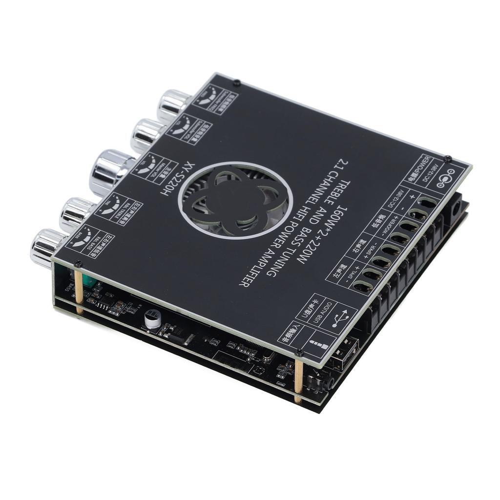 XY S220H Bluetooth Amplifier Board 2.1 Channel TPA7498 Chip 160Wx2 Plus 220W Digital Power Amplifier