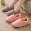 Fashion Womens Cotton Slippers Warm Indoor House Shoes with Fur Lining for All Seasons Comfortable Home Footwear