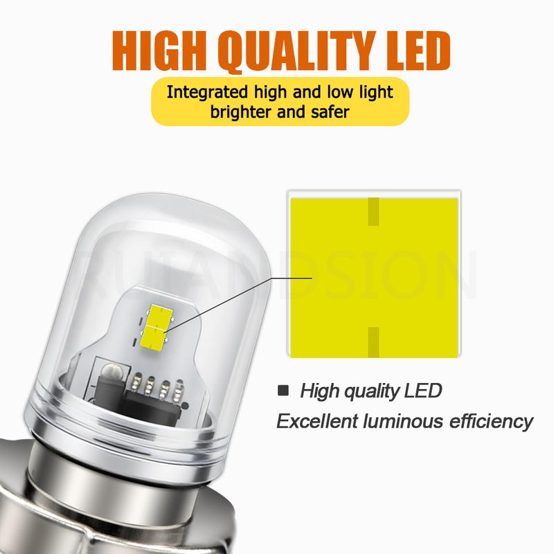 H6M P15S P26S LED Motorcycle Headlight BA15D Car Motorcycle Bulb Turn Signal Headlight Lamp Auto For Truck High Brightness Light