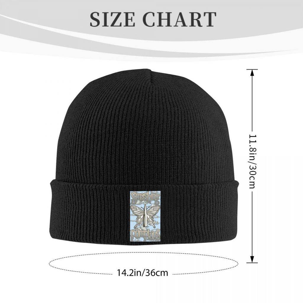 Smashing Pumpkins Warm Knitted Cap Winter Knit Bonnet Hat Skullies Beanies Hip Hop Caps for Unisex