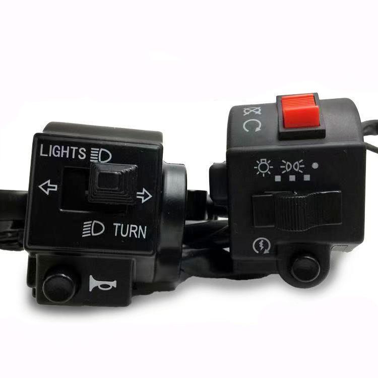 Motorcycle Handlebar Switch Assembly for Suzuki GS125/GN125: Left & Right Holder Accessories