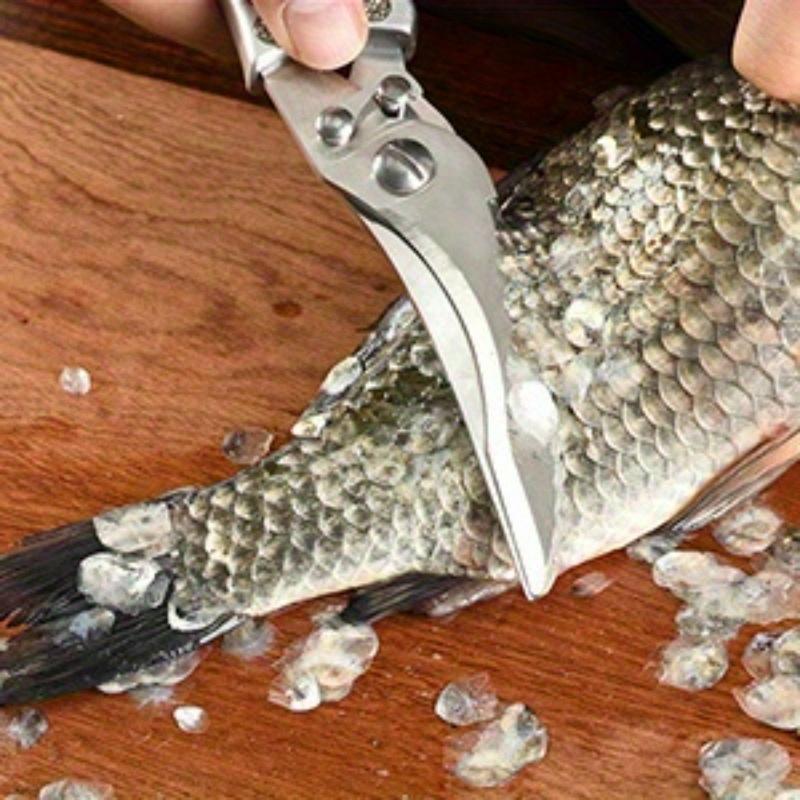 Stainless Steel Kitchen Scissor, Poultry & Fish Cutter Cleaver Knife for Cooking Ultra-Sharp Bone Scissor Meat Fruit Boning Duck Fish Scissor