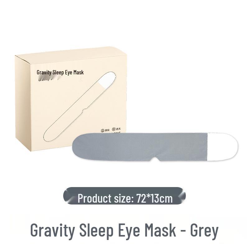 Gravity Eye Mask: Velvet Light-Blocking, Relieves Fatigue, Ice Silk Touch, Refreshing Glass Beads