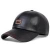 Unisex JAMONT Label Leather Baseball Caps Spring Autumn Outdoor Adjustable Casual Hats Dad Hat Sunscreen Hat