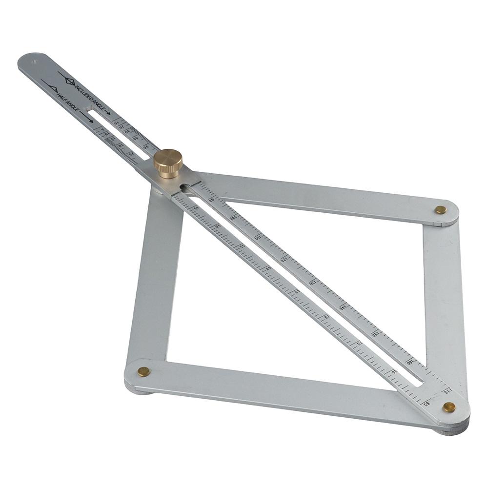 Stainless Steel Angle Measuring Ruler 4 Fold Construction Protractors  DIY Rule Tool