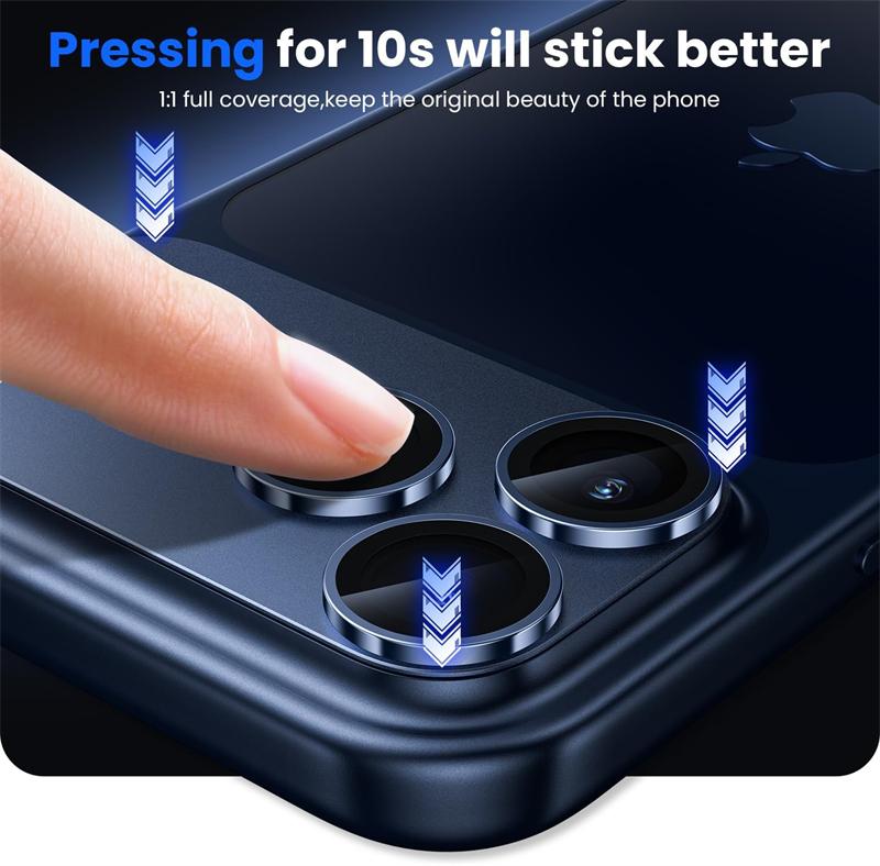Armor Metal Glass Camera Lens Protector for IPhone 17 Pro Max Air 16 15 14 13 Pro Max Plus 16Pro IPones Lens Cover Accessories