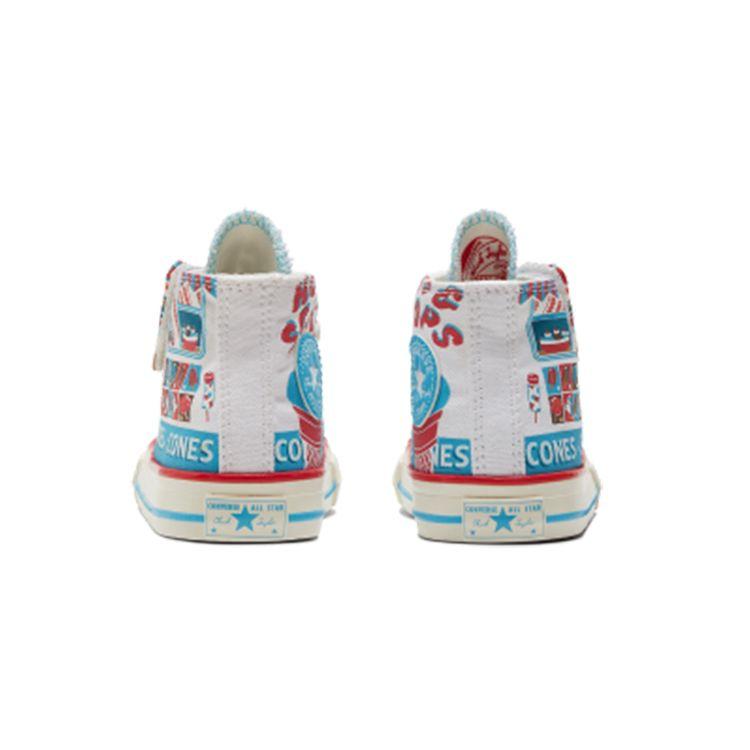 Converse 1970s Ice Cream Print High Top Walker Shoes Baby sneaker White Blue Red A00397C