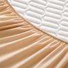 Soft Waterproof Bed Cover Double Queen King Couple Bed Fitted Sheet Breathable Noiseless Washable Bed Mattress Cover Protector