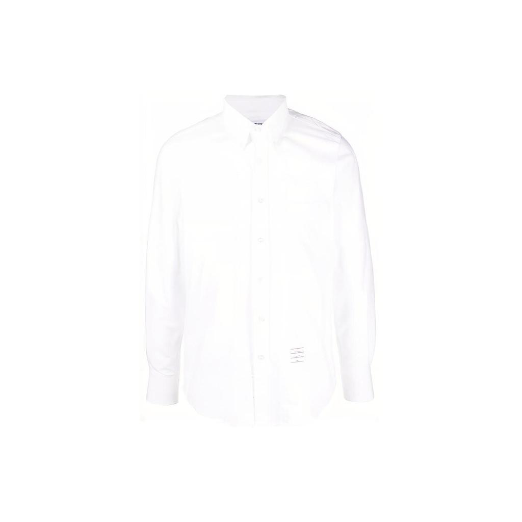 Thom Browne button-fastening long-sleeve shirt MWL272E-E0023-100