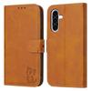 For Samsung Galaxy A17 5G/A26 5G Case Happy Cat Pattern Imprinted Leather Wallet Phone Cover