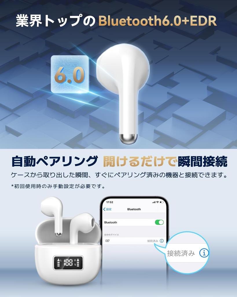 Bluetooth Wireless IPX7 Low Up to 60 Hours Compatible with Earphones, Waterproof, Latency, Playback, iPhone/Android.