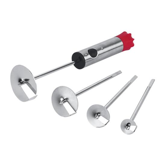 4 Stück/Set Edelstahl Obst Gemüse Kerngehäuseentferner Entferner Küchenwerkzeuge Gadget