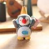 1 Piece New Earphone Penguin Plush Keychain Cute Plushie Doll Anime Kawaii Toys For Children Pendant Woman Girl Birthday Gift