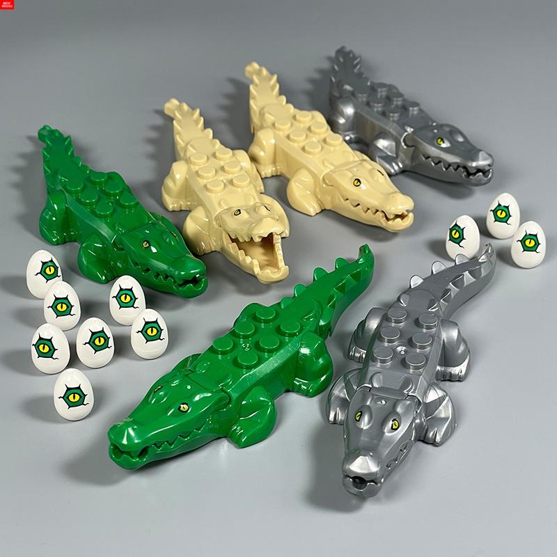 MOC Bricks Jungle Underbrush Forest Animal Monkey Goat Giraffe Bird Night Owl Accessories Building Blocks Friend Toys Gifts