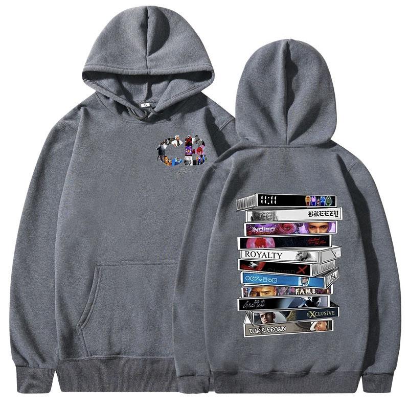 Rapper Chris Brown Breezy Hoodies 11:11 Tour Konzert-Sweatshirts für Herren, Hip-Hop-Mode, Langarmpullover, Fan-Geschenk, Streetwear