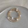 French Baroque Freshwater Pearl Bracelet Female Retro Niche Design Sense Bracelet Hand-made Gentle Temperament Jewelry