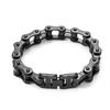 1Pcs Men's Stainless Steel Bracelet Creative Imitation Bicycle Chain Bracelet Trendy Punk Style Daily Wear Accessories