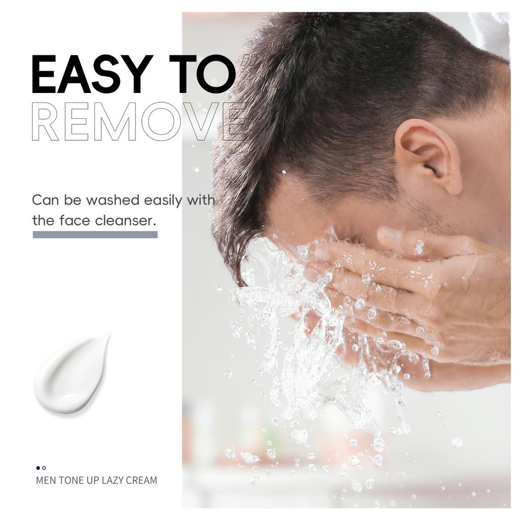 LAIKOU Verbessert sofort die Haut mit der Men's Laziness Cream/Natural Men's Moisturizing Cream (50 g)