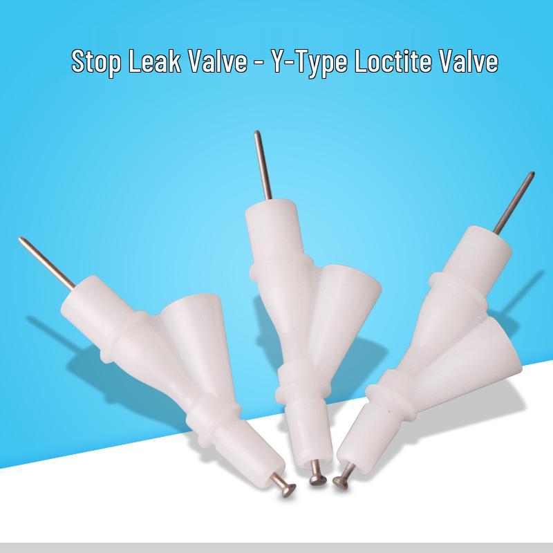 

Y-Type Valve T-Type Drip-Proof AB Miniature Dispensing Switch Check Valve with Pneumatic Glue Needle Nozzle, PP Material