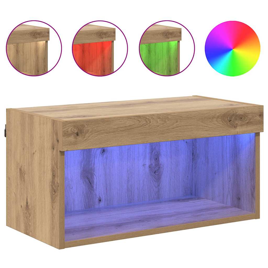 TV Cabinet Set Artisan Oak 60 x 30 x 30 cm Particleboard
