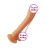Simulated Dildo Large Suction Cup Massage Device  Female Masturbator Lifelike Inverted 19.5 * 3.5cm