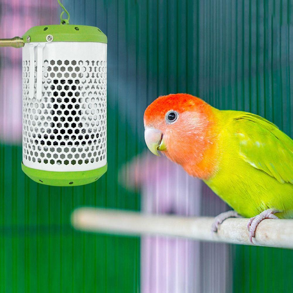 Metal Chew-Proof Wire Ceramic Heating Lamp Anti-Bite Bird Cage Heater Durable Bird Warmer  Indoor