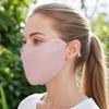 Ice Silk Face Guard, Washable Cooling Sunscreen Face Shield, Breathable Holes Face Protector with Elastic Ear Loop for Outdoor Cycling Hiking Fishing