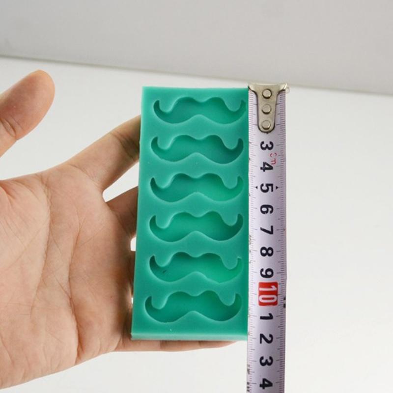 Moustache 3D Reusable Silicone Mold Fondant Icing Cake Candy Cookie Baking Mat