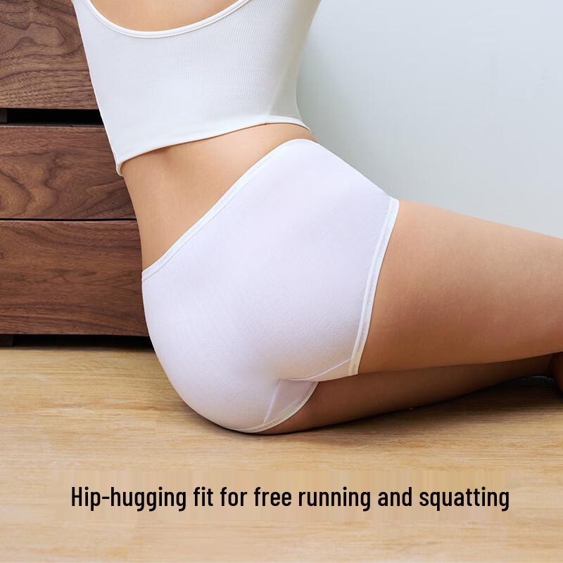 Youkeshu Women's 10A Anti-bacterial Seamless Cotton Briefs