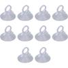 Sanpyl 10pcs PVC Mini Finger Buckle Sucker, Transparent Heavy Duty Suction Cup with Pull Ring Buckle, Portable Glass Puller for Solar Panel, Car, and