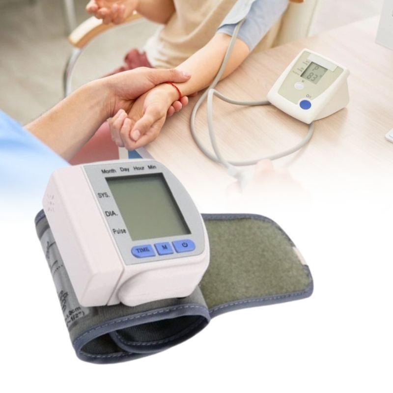 Pressure Blood Electronic Monitor Wrist Home Pressure Heart Rate Measurement