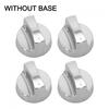 Set of 4 Knobs for Gas Grills Stylish Electroplated Accessories for Grilling