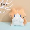 Cute Plush Cat Toy Cartoon Pendant, Stuffed Kitten Bag Backpacks Charm, Animal Pendant Keychain Car Rearview Mirror Decorative Accessory Compact