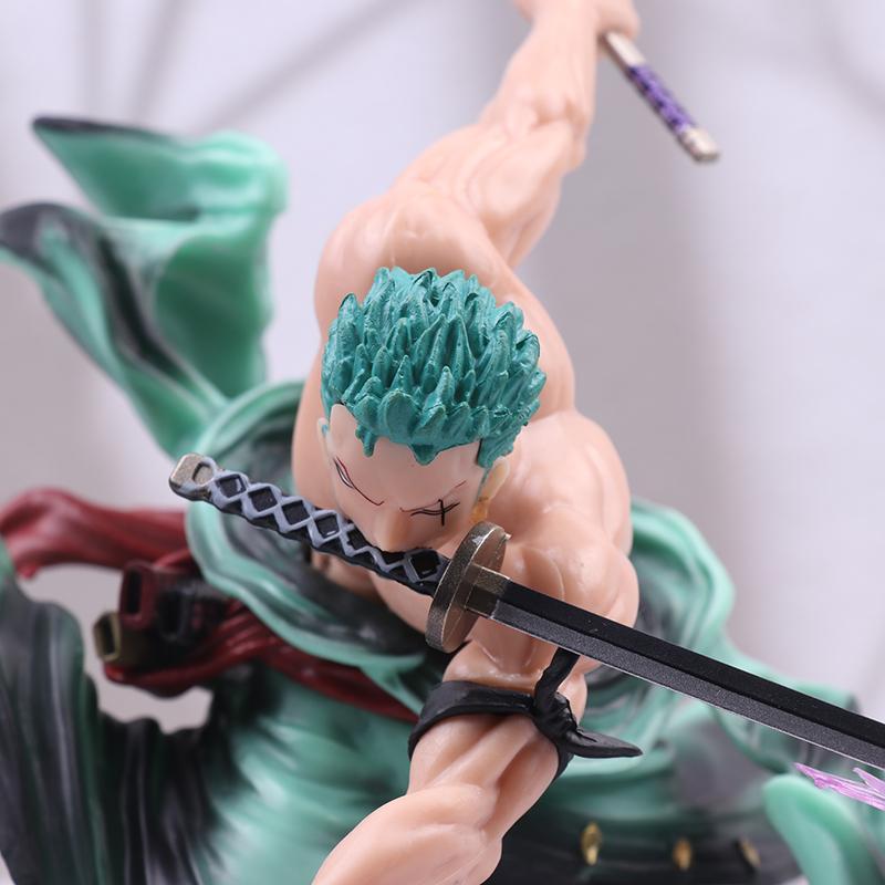 1Pcs Kid Toy Anime Figure Gk Roronoa Zoro Three-Blade Sa-Maximum Manga Anime Statue Action Figure Collection Model