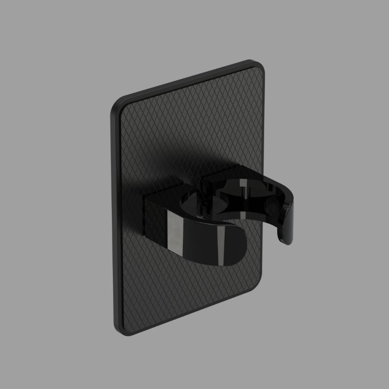 

Стойка для хранения расчесок, ванная комната, не требует сверления, настенная регулируемая расческа с воздушной подушкой, массажная расческа, настенная стойка для хранения 1pc чёрный