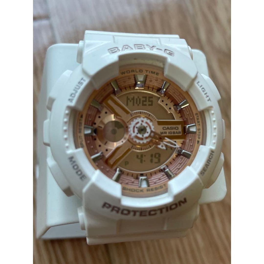 Baby-G white pink gold