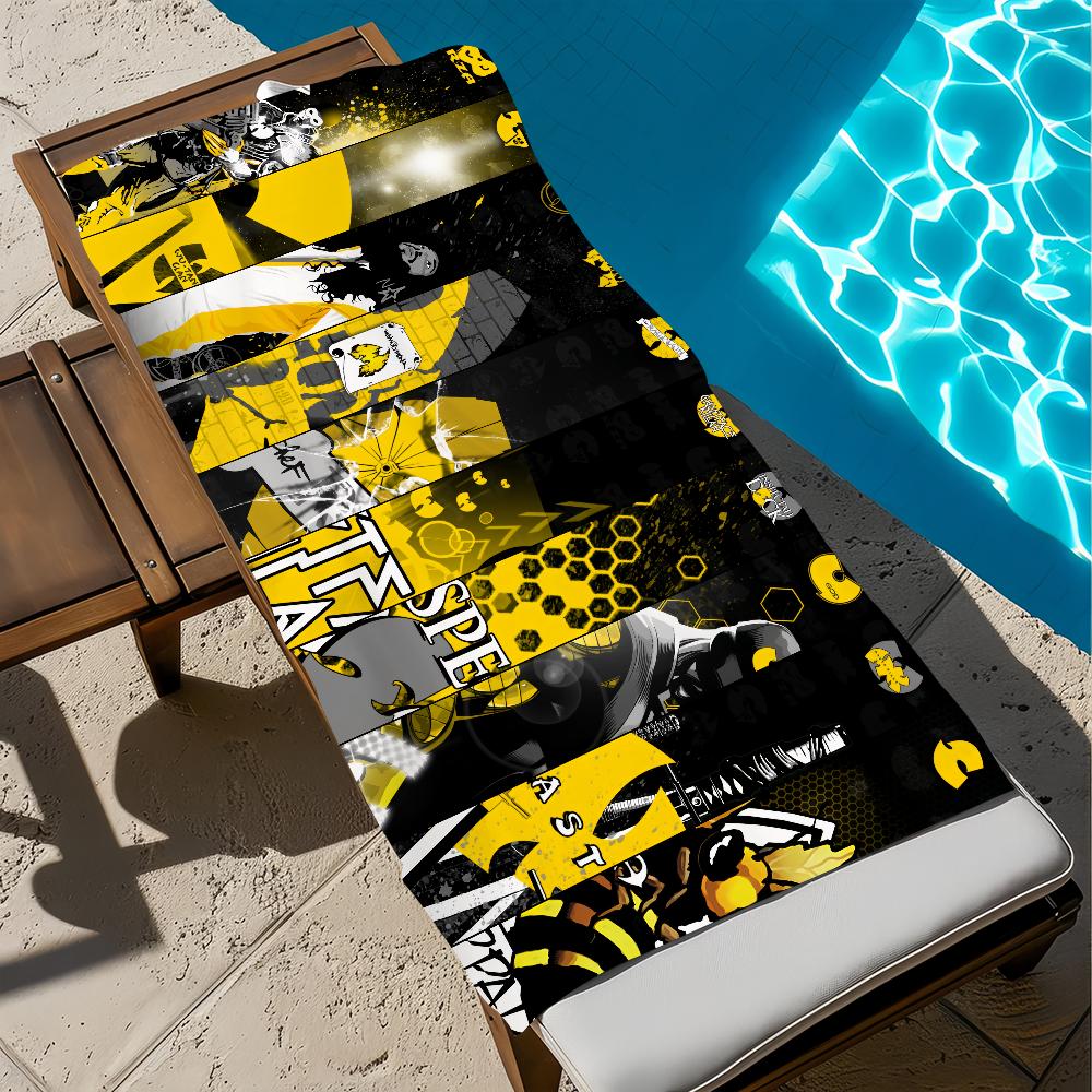 Hip Hop Team Wu-Tang C-Clan Music Towel Soft Pool Gift For Travel Gym Shower Camping Quick Dry Sports Large Beach Towel