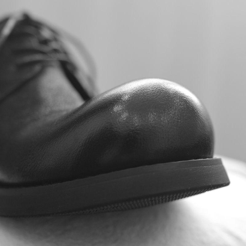 Fashion Retro Thick Bottom Big Toe Shoes Novelty Design Casual Shoes for Men Fashion Luxury Designer Style Lace-Up Leather Shoes