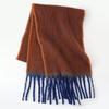 Solid Color Wicker Edge Beard Mohair Scarf Women's Winter Thickened Loop Yarn Warm Student Shawl
