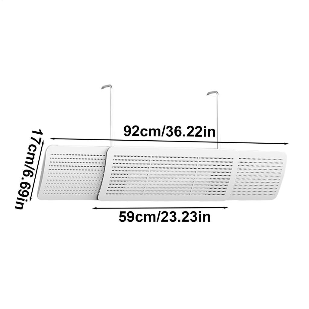 1pc Adjustable Portable Air Conditioner Deflector - Universal Wall Mount Cool Comfort for Your - Effortless Installation, Ideal