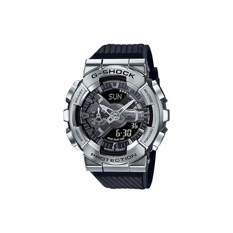 G-Shock Metal Mini Cannon Transparent Rose Gold Waterproof Sports Couple Watch Quartz Movement Resin Strap Unisex watches GM-110-1A+GMA-S110SR-7AER
