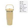 New 20Oz Vacuum Stainless Steel Thermos Cup, Portable Handle Car Cup, Water Cup With Straw